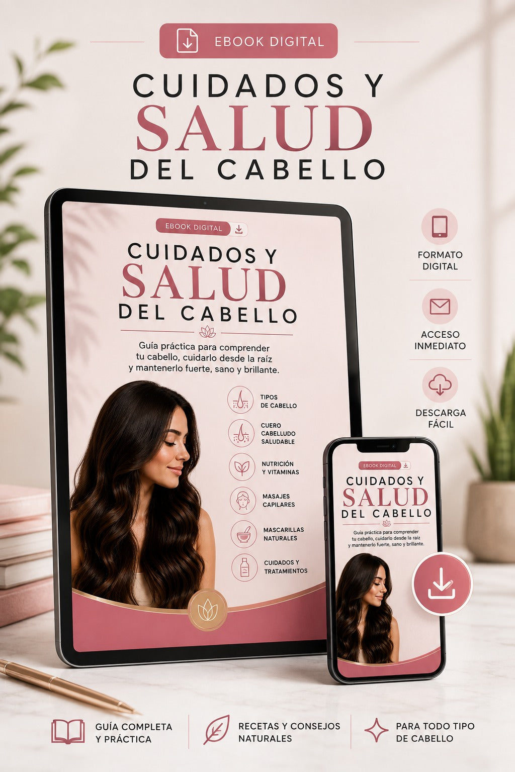 E-book: Cuidados y Salud del Cabello
