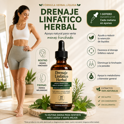 Drenaje Linfático Herbal (Cara y piernas)