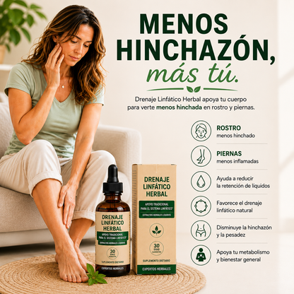 Drenaje Linfático Herbal (Cara y piernas)