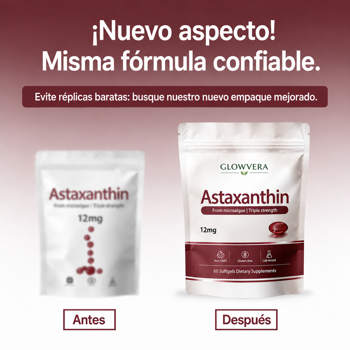 Cápsulas Blandas de Astaxantina Rovina