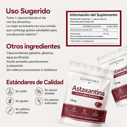 Cápsulas Blandas de Astaxantina Rovina