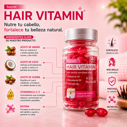 HairVitamin Pro | Nutrición Avanzada para el Cabello