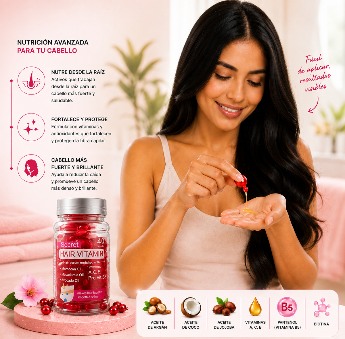 HairVitamin Pro | Nutrición Avanzada para el Cabello
