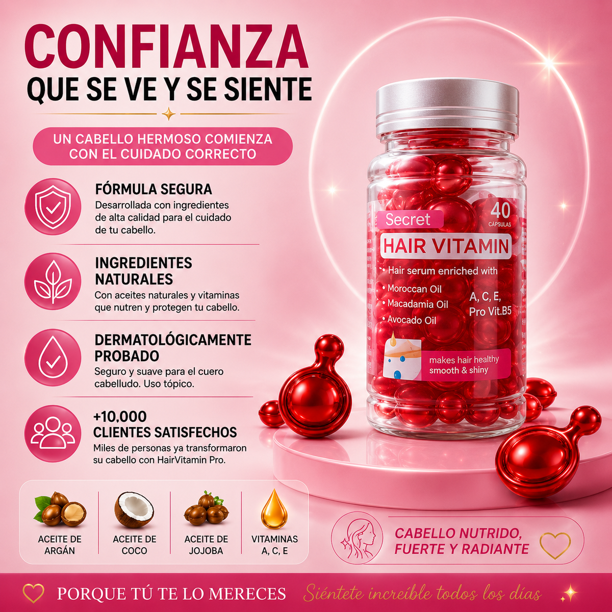 HairVitamin Pro | Nutrición Avanzada para el Cabello