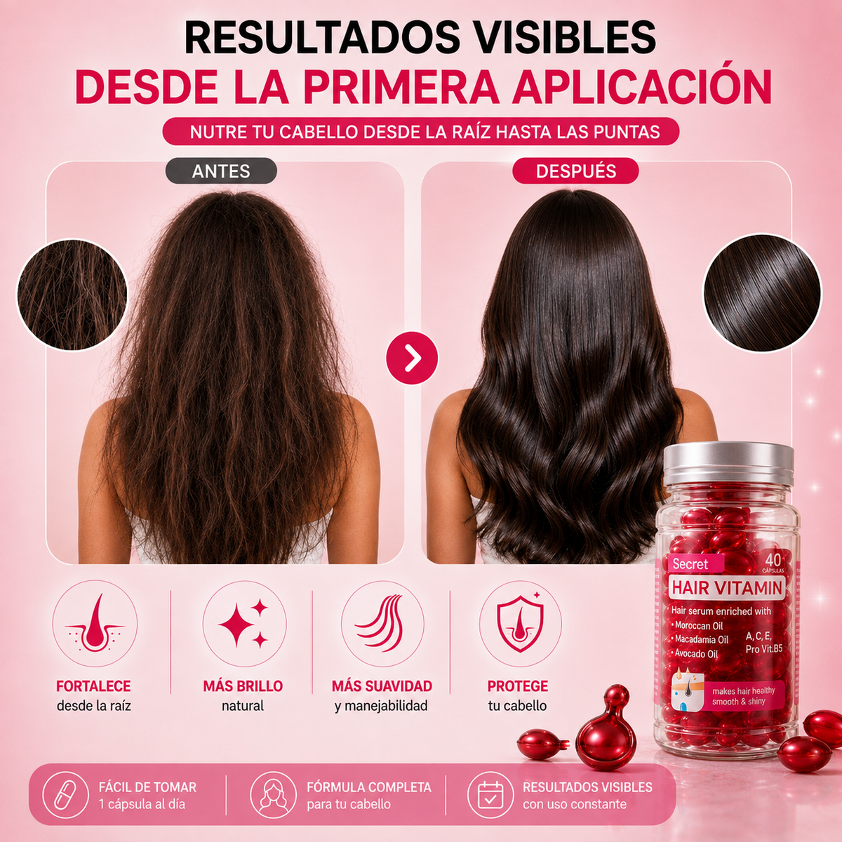 HairVitamin Pro | Nutrición Avanzada para el Cabello