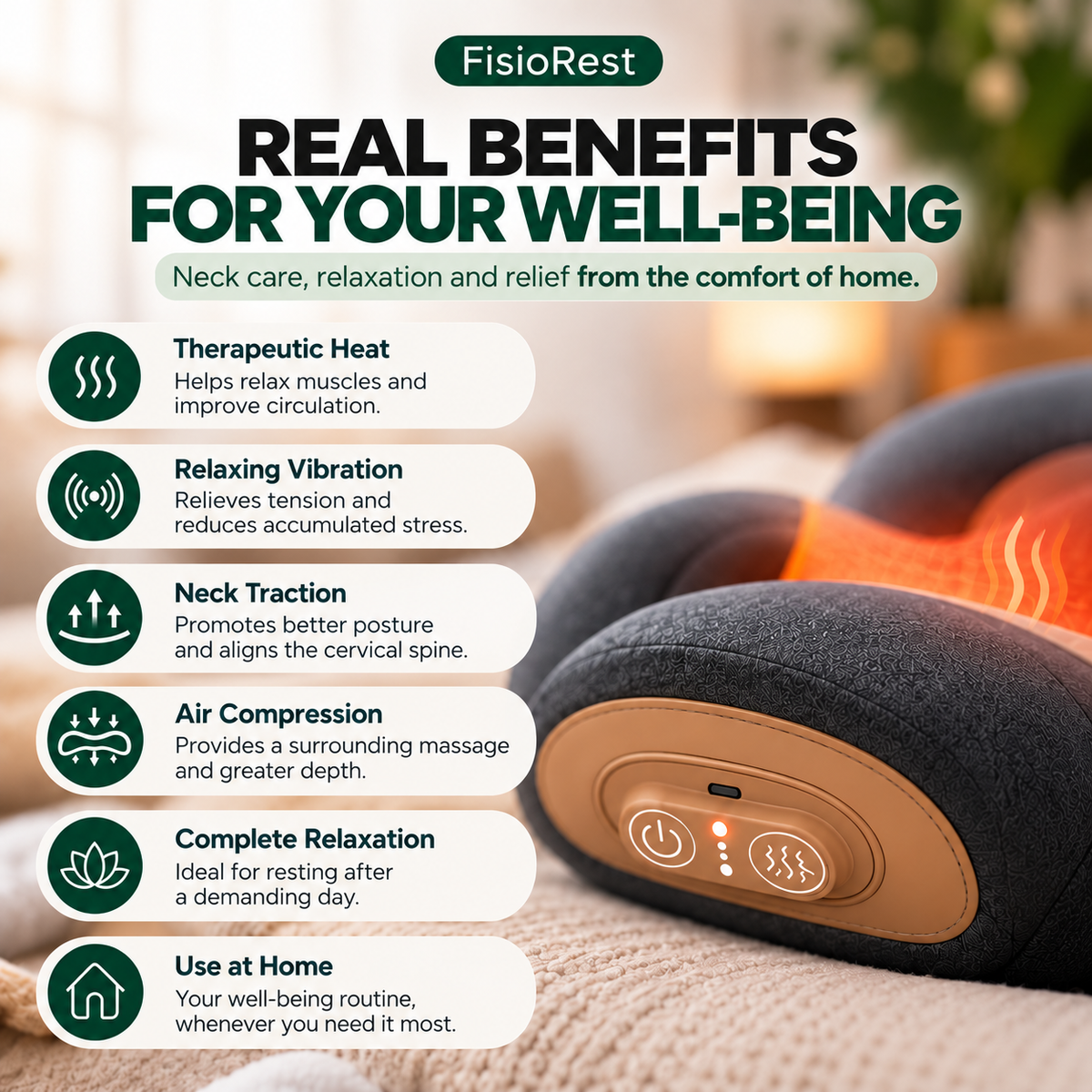 FisioRest - Neck Massager