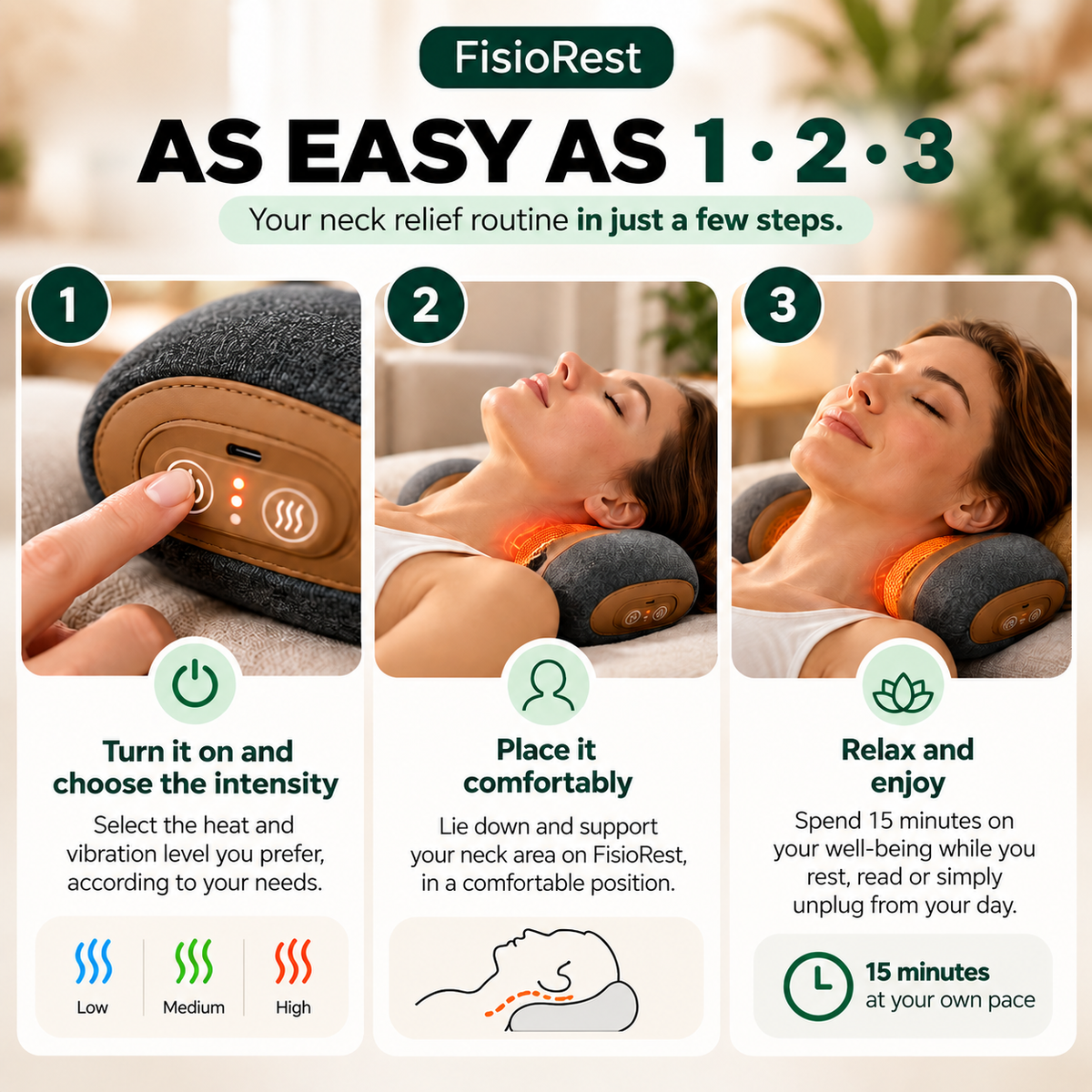 FisioRest - Neck Massager