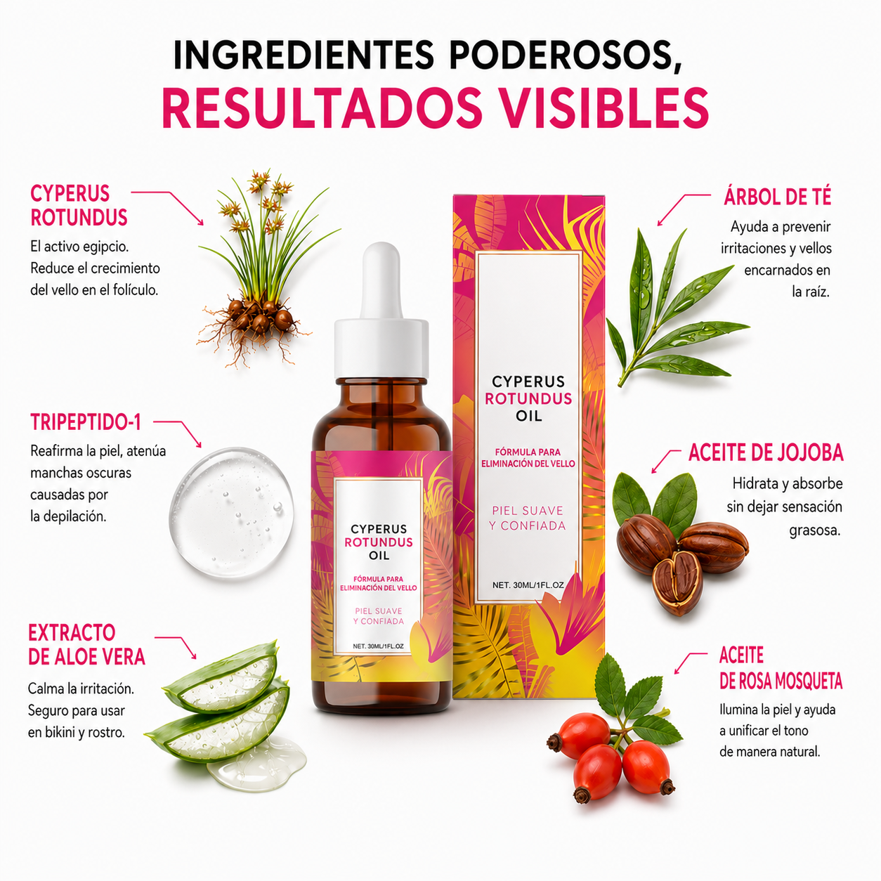 Aceite de Cyperus Rotundus