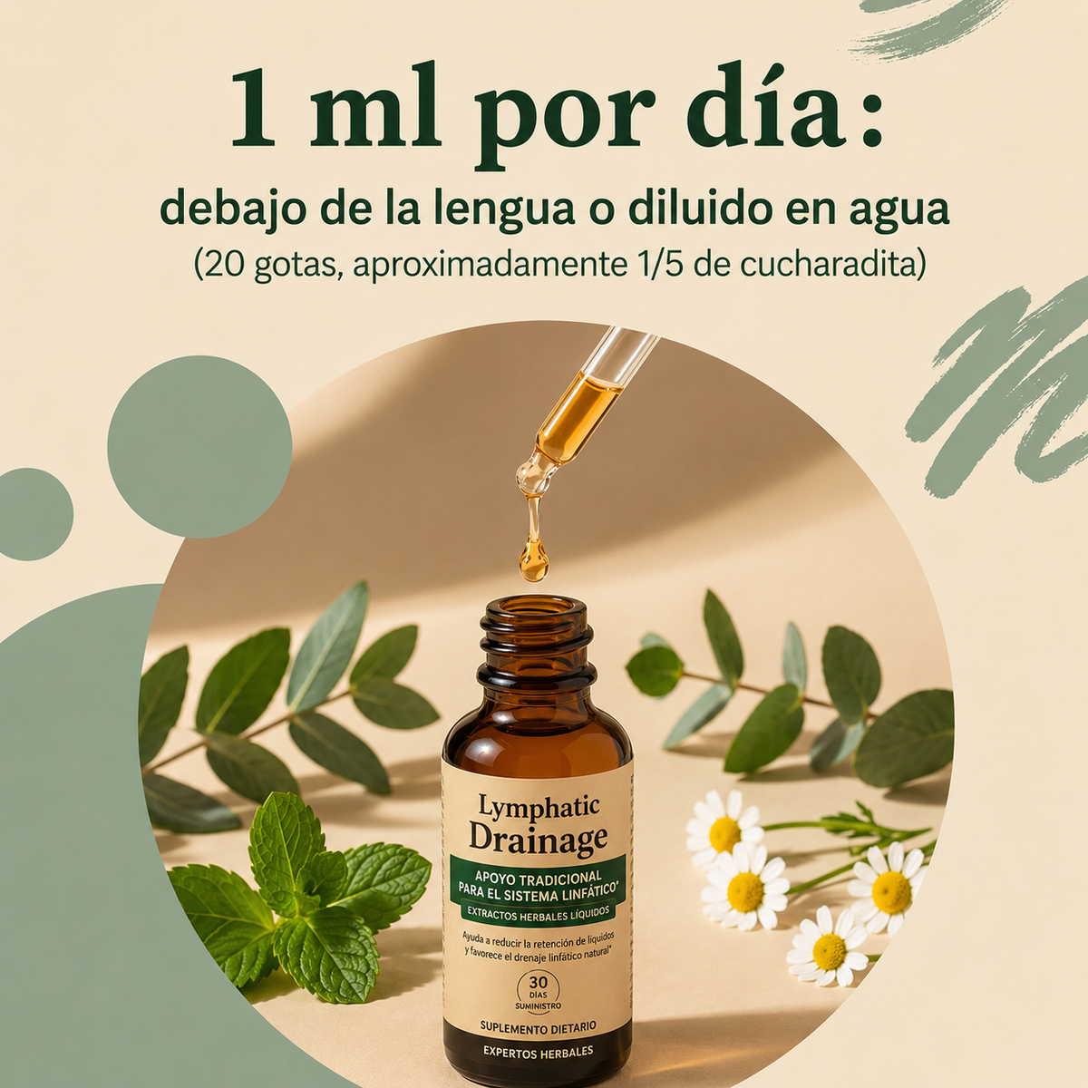 Drenaje Linfático Herbal (Cara y piernas)