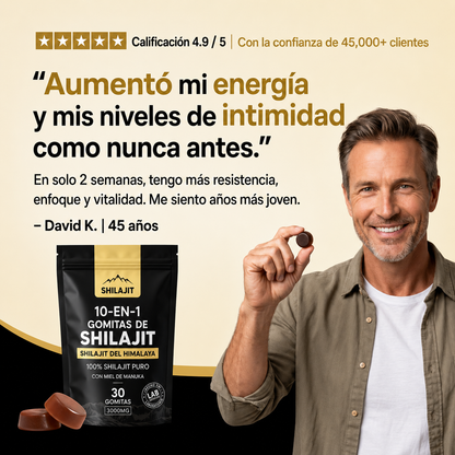 Gomitas de Shilajit Puro del Himalaya