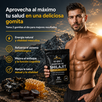 Gomitas de Shilajit Puro del Himalaya