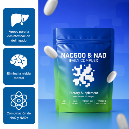 NAC600 + NAD/NAD+ | APOYO DIARIO PARA TU CUERPO