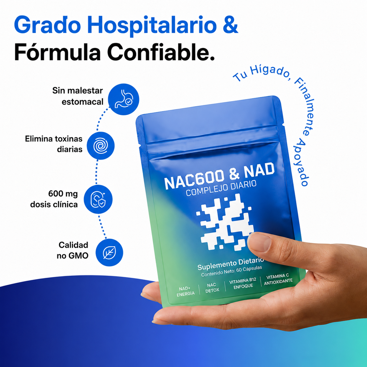 NAC600 + NAD/NAD+ | APOYO DIARIO PARA TU CUERPO
