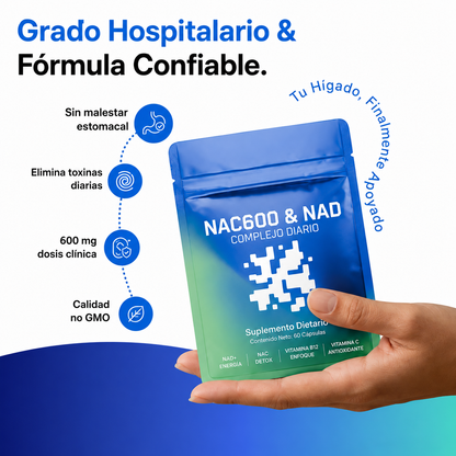 NAC600 + NAD/NAD+ | APOYO DIARIO PARA TU CUERPO