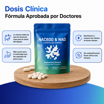 NAC600 + NAD/NAD+ | APOYO DIARIO PARA TU CUERPO