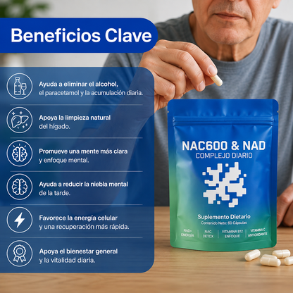NAC600 + NAD/NAD+ | APOYO DIARIO PARA TU CUERPO
