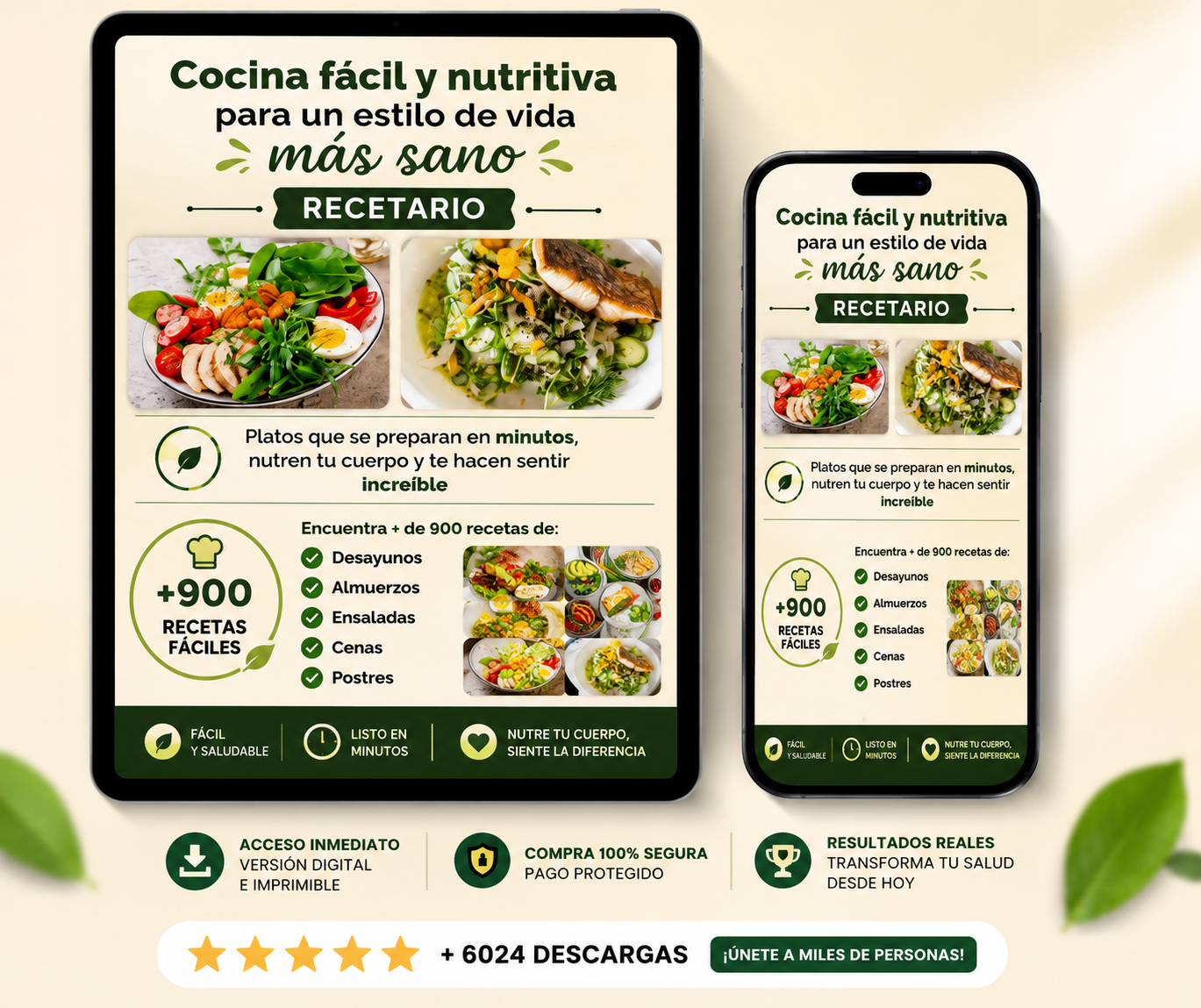 E-book: Método Antiinflamatorio 900 RECETAS