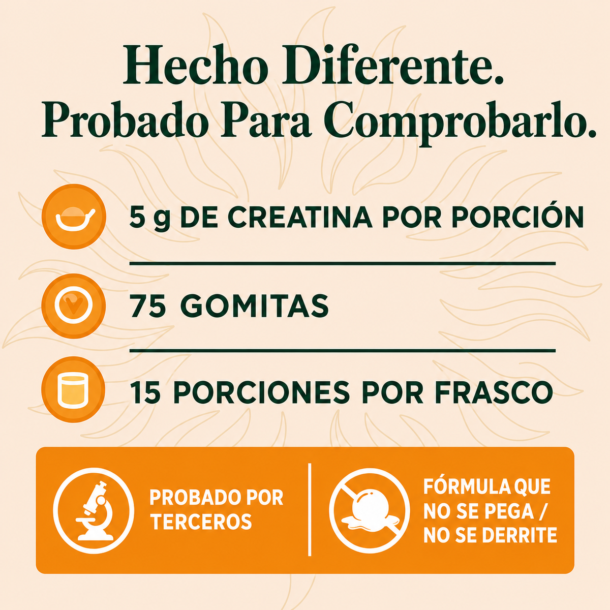 Gomitas de Creatina Trío Tropical