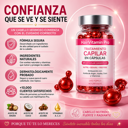 HairVitamin Pro | Nutrición Avanzada para el Cabello