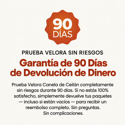 Velora - Cápsulas de Canela de Ceilán 7200 mg