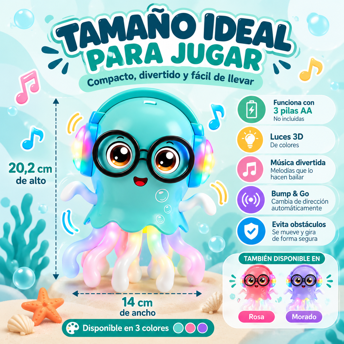 Pulpo Bailarín Interactivo