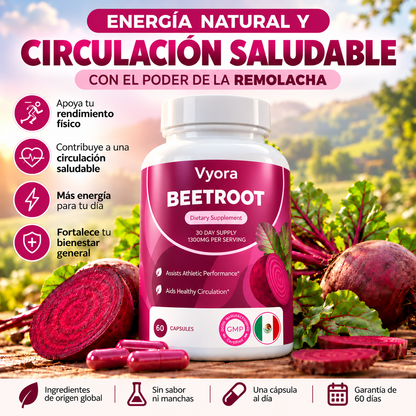 Cápsulas de Remolacha Vyora