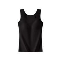 Camiseta moldeadora con sujetador incorporado sin tirantes.