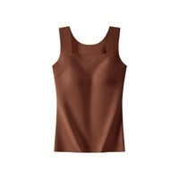 Camiseta moldeadora con sujetador incorporado sin tirantes.
