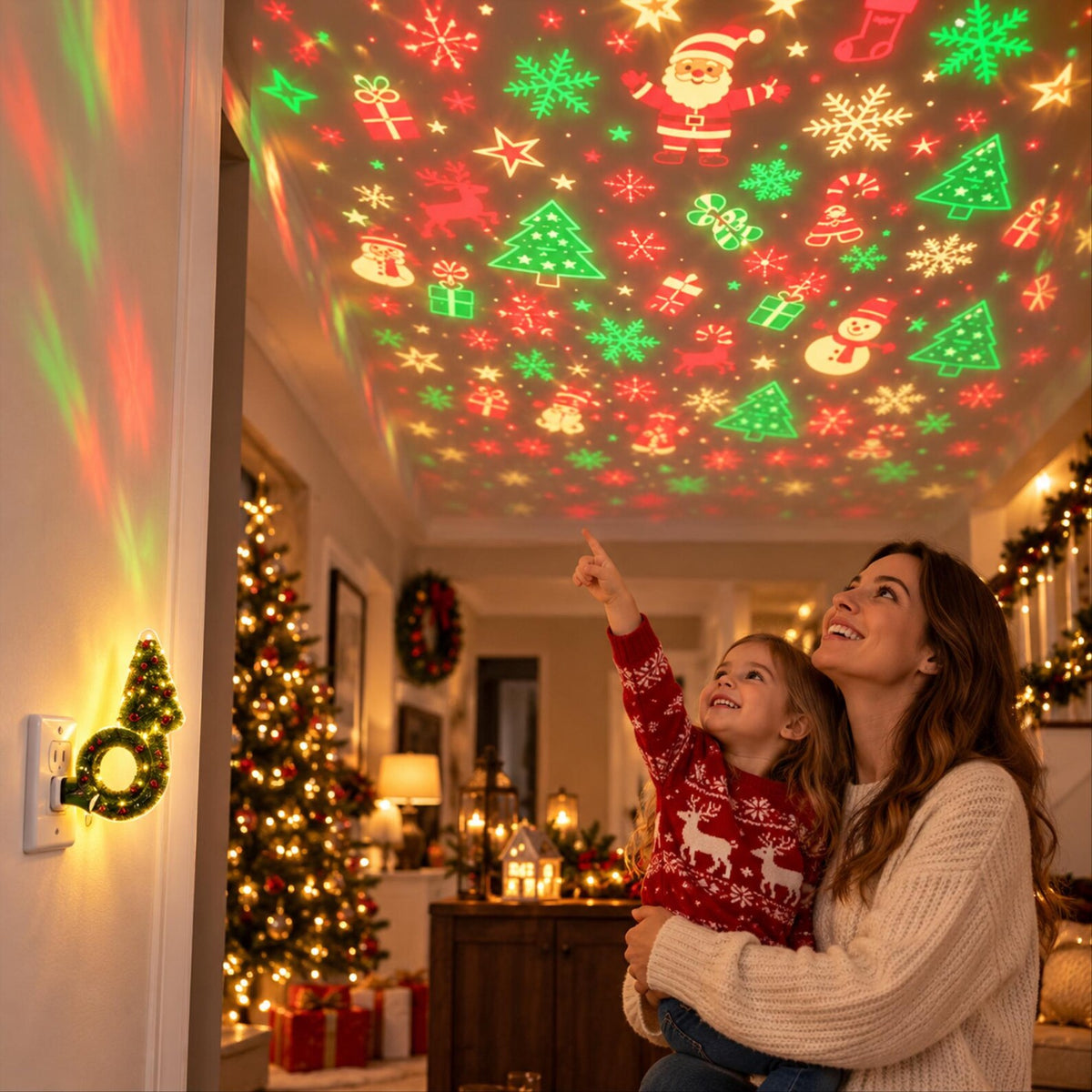 Proyector Navideño USB